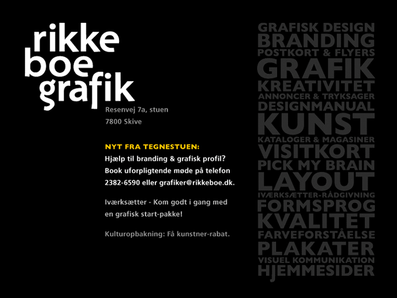 rikke boe grafik - grafiker skive